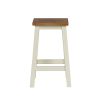 Tutbury Cream Painted Assembled Oak Kitchen Bar Stool - 10% OFF SPRING SALE - 5
