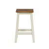 Tutbury Cream Painted Assembled Oak Kitchen Bar Stool - 10% OFF SPRING SALE - 5