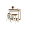 Tutbury Cream Painted Assembled Oak Kitchen Bar Stool - 10% OFF SPRING SALE - 6