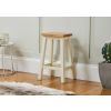 Tutbury Cream Painted Assembled Oak Kitchen Bar Stool - 10% OFF SPRING SALE - 2