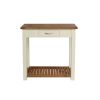 Tutbury Cream Painted Oak Breakfast Bar Table - 10% OFF SPRING SALE - 3