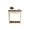 Tutbury Cream Painted Oak Breakfast Bar Table - 10% OFF SPRING SALE - 4