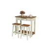 Tutbury Cream Painted Oak Breakfast Table Kitchen Stool Set - SPRING SALE - 5