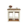 Tutbury Cream Painted Oak Breakfast Table Kitchen Stool Set - SPRING SALE - 6