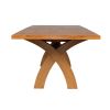 180cm to 230cm Country Oak Cross Leg Extending Table - 10% OFF SPRING SALE - 15