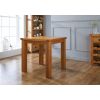 Country Oak 80cm Small Square Oak Dining Table - SPRING SALE - 4