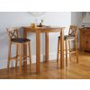 Tall Country Oak Breakfast Bar Table 80cm Square - 10% OFF SPRING SALE - 2