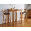 Tall Country Oak Breakfast Bar Table 80cm Square - SPRING SALE - 2
