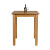Tall Country Oak Breakfast Bar Table 80cm Square - 10% OFF SPRING SALE - 7