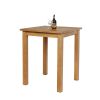 Tall Country Oak Breakfast Bar Table 80cm Square - 10% OFF SPRING SALE - 8