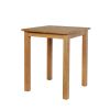 Tall Country Oak Breakfast Bar Table 80cm Square - SPRING SALE - 9