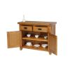 Country Oak 100cm Small Oak Sideboard - SPRING SALE - 6