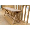 Country Oak 1.2m x Leg Solid Oak Dining Bench - 20% OFF WINTER SALE - 15