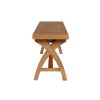 Country Oak 1.2m x Leg Solid Oak Dining Bench - 20% OFF SPRING SALE - 8