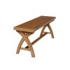 Country Oak 1.2m x Leg Solid Oak Dining Bench - 20% OFF SPRING SALE - 6