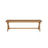 Country Oak 160cm Solid Oak Cross Leg Bench - 20% OFF SPRING SALE - 9