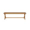 Country Oak 160cm Solid Oak Cross Leg Bench - 10% OFF SPRING SALE - 9