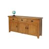 Country Oak 160cm Large Oak Sideboard - 10% OFF CODE SAVE - 15