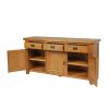 Country Oak 160cm Large Oak Sideboard - 10% OFF CODE SAVE - 16