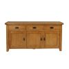 Country Oak 160cm Large Oak Sideboard - 10% OFF CODE SAVE - 18