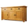 Country Oak 160cm Large Fully Assembled Oak Sideboard - SPRING SALE - 9