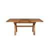 Country Oak 1.3 to 1.8m Cross Leg Oak Dining Table - 20% OFF SPRING SALE - 9