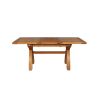 Country Oak 1.3 to 1.8m Cross Leg Oak Dining Table - 10% OFF SPRING SALE - 9