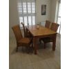 Country Oak 1.3 to 1.8m Cross Leg Oak Dining Table - 20% OFF SPRING SALE - 28