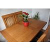 Country Oak 1.3 to 1.8m Cross Leg Oak Dining Table - 20% OFF SPRING SALE - 29
