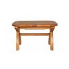 130cm to 180cm Country Oak X Leg Butterfly Extending Table Oval Corners - 10% OFF WINTER SALE - 15