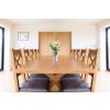Country Oak 2.8m X Leg Double Extending Large Dining Table - 25% OFF SPRING SALE - 10