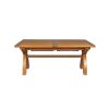 Country Oak 2.8m X Leg Double Extending Large Dining Table - 20% OFF SPRING SALE - 18