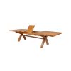 Country Oak 3.4m Cross Leg Double Extending Large Dining Table - 20% OFF SPRING SALE - 6
