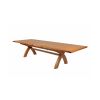 Country Oak 3.4m Cross Leg Double Extending Large Dining Table - 20% OFF SPRING SALE - 9