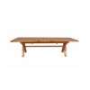 Country Oak 3.4m Cross Leg Double Extending Large Dining Table - 20% OFF SPRING SALE - 11