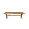Country Oak 3.4m Cross Leg Double Extending Large Dining Table - 20% OFF SPRING SALE - 12