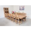 Country Oak 3.4m Cross Leg Double Extending Large Dining Table - 20% OFF SPRING SALE - 25