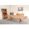 Country Oak 3.4m Large Double Extending Dining Table X Leg Oval Corners - 20% OFF SPRING SALE - 15