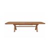 Country Oak 3.4m Large Double Extending Dining Table X Leg Oval Corners - 20% OFF SPRING SALE - 8