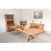 Country Oak 3.4m Large Double Extending Dining Table X Leg Oval Corners - 20% OFF SPRING SALE - 19