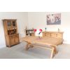Country Oak 3.4m Large Double Extending Dining Table X Leg Oval Corners - 20% OFF SPRING SALE - 20