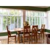 180cm Country Oak Cross Leg Dining Table Oval Corners - SPRING SALE - 3