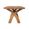 180cm Country Oak Cross Leg Dining Table Oval Corners - SPRING SALE - 8