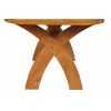Country Oak 1.4m Cross Leg Dining Table Oval Corners - SPRING SALE - 7