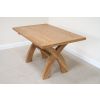 Country Oak 1.4m Cross Leg Dining Table - 10% OFF SPRING SALE - 9