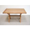 Country Oak 1.4m Cross Leg Dining Table - SPRING SALE - 10