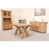 Country Oak 1.4m Cross Leg Dining Table - 10% OFF SPRING SALE - 6