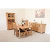 Country Oak 1.4m Cross Leg Dining Table - SPRING SALE - 4