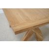 Country Oak 1.4m Cross Leg Dining Table - SPRING SALE - 11