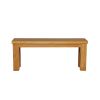 Country Oak 1.2m Chunky Solid Oak Indoor Bench - 10% OFF SPRING SALE - 7